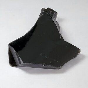 Black Obsidian Volcanic Glass Raw